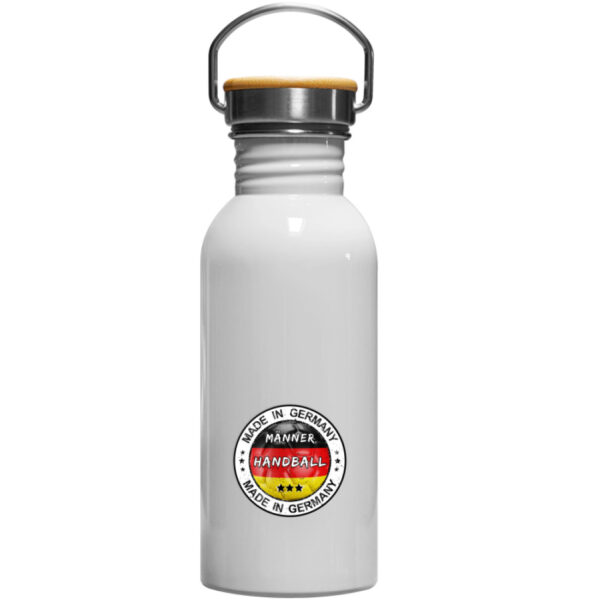 Made in Germany Männer Handball - Edelstahl Trinkflasche-3