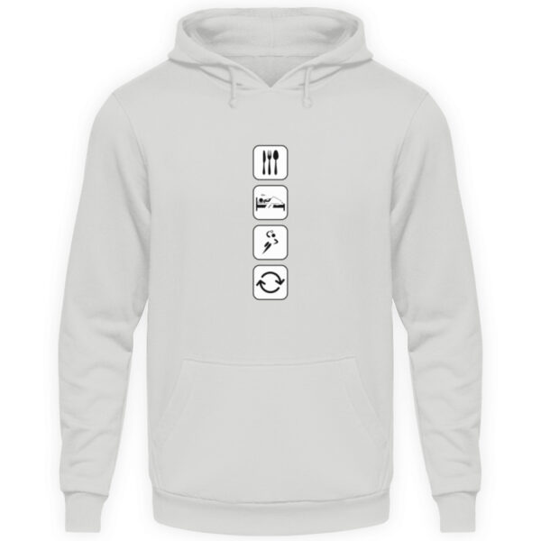Essen Schlafen Handball Wiederholen I - Unisex Kapuzenpullover Hoodie-23