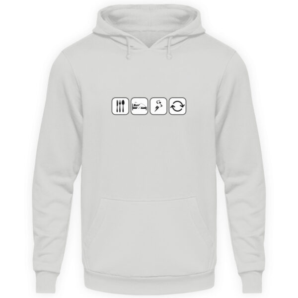 Essen Schlafen Handball Wiederholen - - Unisex Kapuzenpullover Hoodie-23