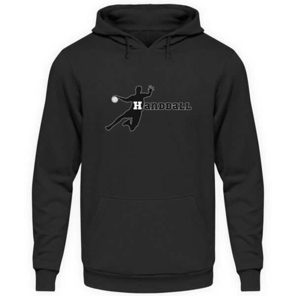 Sprung ins Spiel: Handball Dynamik - Unisex Kapuzenpullover Hoodie-639