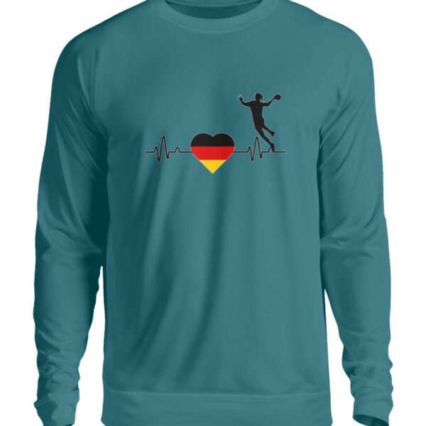 Frauen Handball - Herz- Sport - Unisex Pullover-1461